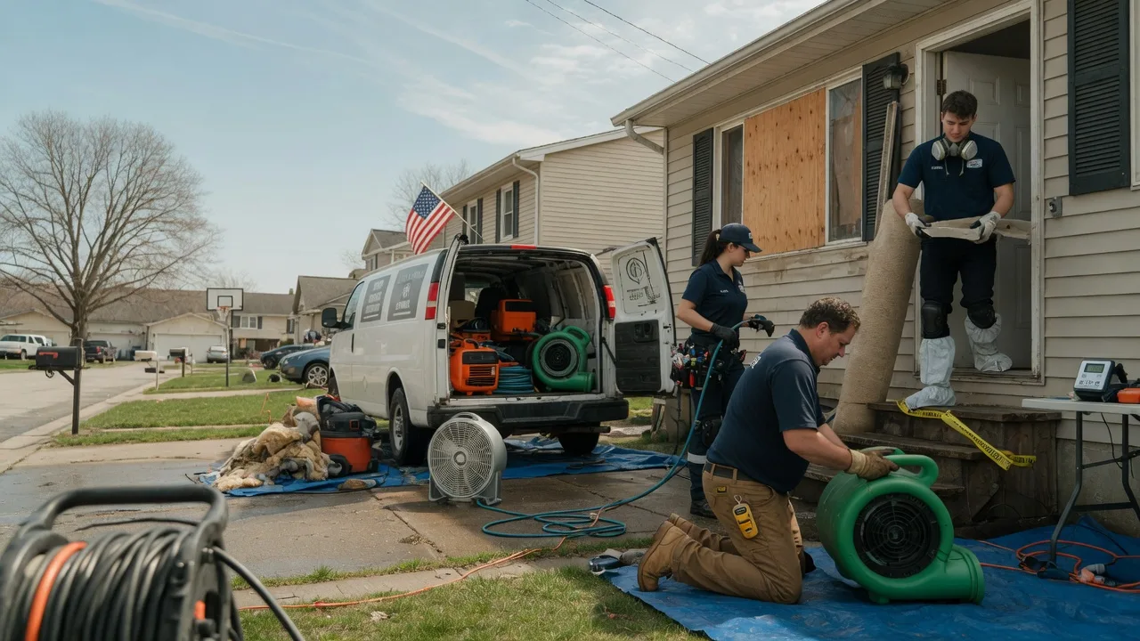 Water Damage Restoration in Crestwood, IL near me